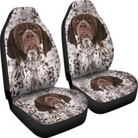 German Shorthaired Pointer Dog Print Car Seat Covers-Free Shipping - Deruj.com