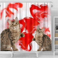 American Bobtail Print Shower Curtains-Free Shipping - Deruj.com