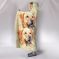 Cute Labrador Retriever Print Hooded Blanket-Free Shipping-Limited Edition - Deruj.com