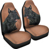 Scottish Terrier Print Car Seat Covers- Free Shipping - Deruj.com