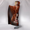 Cute Irish Red and White Setter Print Hooded Blanket-Free Shipping - Deruj.com