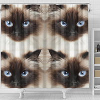 Himalayan Cat Print Shower Curtain-Free Shipping - Deruj.com