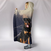 Amazing Rottweiler Print Hooded Blanket-Free Shipping - Deruj.com