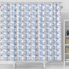 Kuvasz Dog Pattern Print Shower Curtain-Free Shipping - Deruj.com