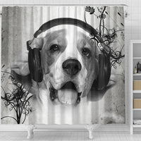 Lovely Beagle Print Shower Curtains-Free Shipping - Deruj.com