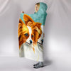 Papillon Dog Art Print Hooded Blanket-Free Shipping - Deruj.com