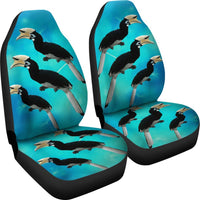 African Pied Hornbill Bird Print Car Seat Covers-Free Shipping - Deruj.com