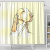 Bracco Italiano Dog Print Shower Curtain-Free Shipping - Deruj.com