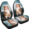 Cute Australian Shepherd Print Car Seat Covers- Free Shipping - Deruj.com