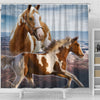 Amazing American Paint Horse Print Shower Curtains-Free Shipping - Deruj.com