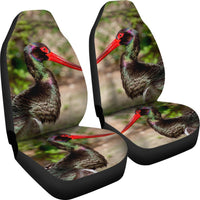 Black Stork Bird Print Car Seat Covers-Free Shipping - Deruj.com
