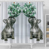 Boston Terrier Puppy Print Shower Curtains-Free Shipping - Deruj.com