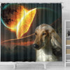 Amazing Afghan Hound Dog Print Shower Curtain-Free Shipping - Deruj.com