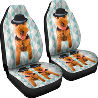 Cute Welsh Terrier Print Car Seat Covers-Free Shipping - Deruj.com