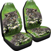 Cute American Shorthair Cat Print Car Seat Covers-Free Shipping - Deruj.com