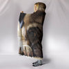 Lovely Pug Dog Print Hooded Blanket-Free Shipping - Deruj.com