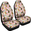 Yorkie Dog Floral Print Car Seat Covers-Free Shipping - Deruj.com