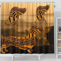 Dachshund Print Shower Curtains-Free Shipping - Deruj.com