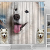 Samoyed Dog Print Shower Curtains-Free Shipping - Deruj.com