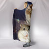 Cute Roborovski Hamster Print Hooded Blanket-Free Shipping - Deruj.com