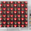 Tibetan Spaniel Patterns Print Shower Curtain-Free Shipping - Deruj.com