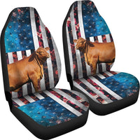 Red Brangus Cattle (Cow) Print Car Seat Covers-Free Shipping - Deruj.com