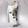 Irish Wolfhound Dog Print Hooded Blanket-Free Shipping - Deruj.com