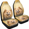 Cute Pomeranian Dog Print Car Seat Covers- Free Shipping - Deruj.com
