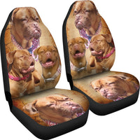 Cute Bordeaux Mastiff Print Custom Car Seat Covers-Free Shipping - Deruj.com