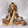 Basset Hound Dog Art Print Hooded Blanket-Free Shipping