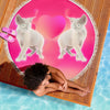 Devon Rex Cat Print Beach Blanket-Free Shipping - Deruj.com