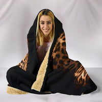 Leopard Print Hooded Blanket-Free Shipping - Deruj.com