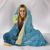 Ring Necked Parakeet Print Hooded Blanket-Free Shipping - Deruj.com