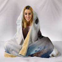 Samoyed Dog Print Hooded Blanket-Free Shipping - Deruj.com