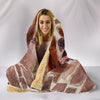 Irish Red and White Setter Print Hooded Blanket-Free Shipping - Deruj.com