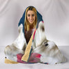 Samoyed Dog Print Hooded Blanket-Free Shipping - Deruj.com