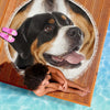 Greater Swiss Mountain Dog Print Beach Blanket-Free Shipping - Deruj.com