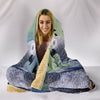 Lovely African Grey Parrot Print Hooded Blanket-Free Shipping - Deruj.com