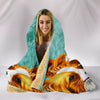 Papillon Dog Art Print Hooded Blanket-Free Shipping - Deruj.com