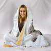 Irish Wolfhound Dog Print Hooded Blanket-Free Shipping - Deruj.com