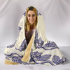 Floral Patterns Print Hooded Blanket-Free Shipping - Deruj.com